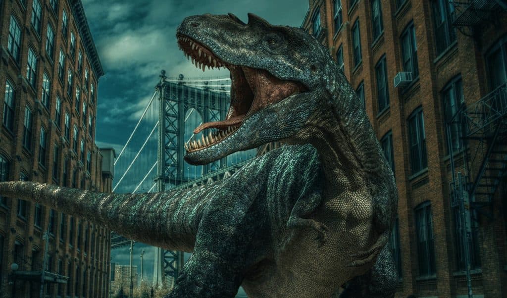 Världens första T-rex skinnväska – unik auktion i Paris